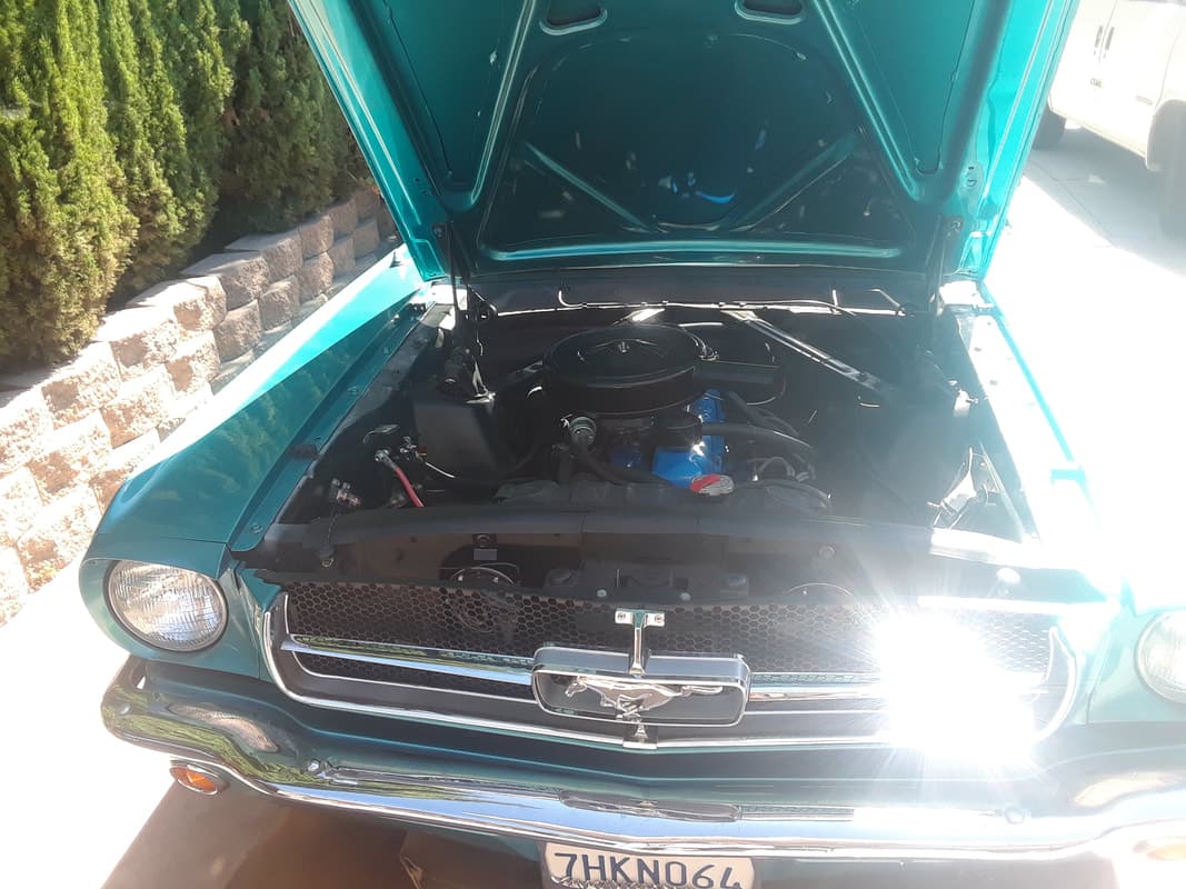 1965 Mustang — interior